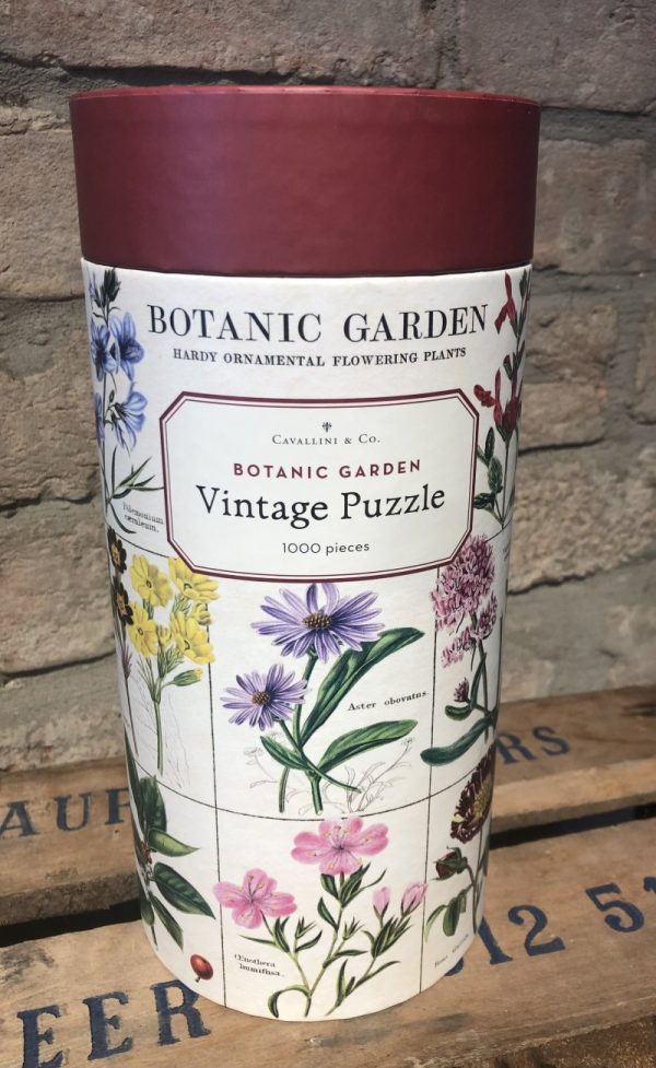Vintage Puzzle botanic garden
