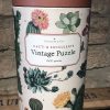 Vintage Puzzle cacti succulents