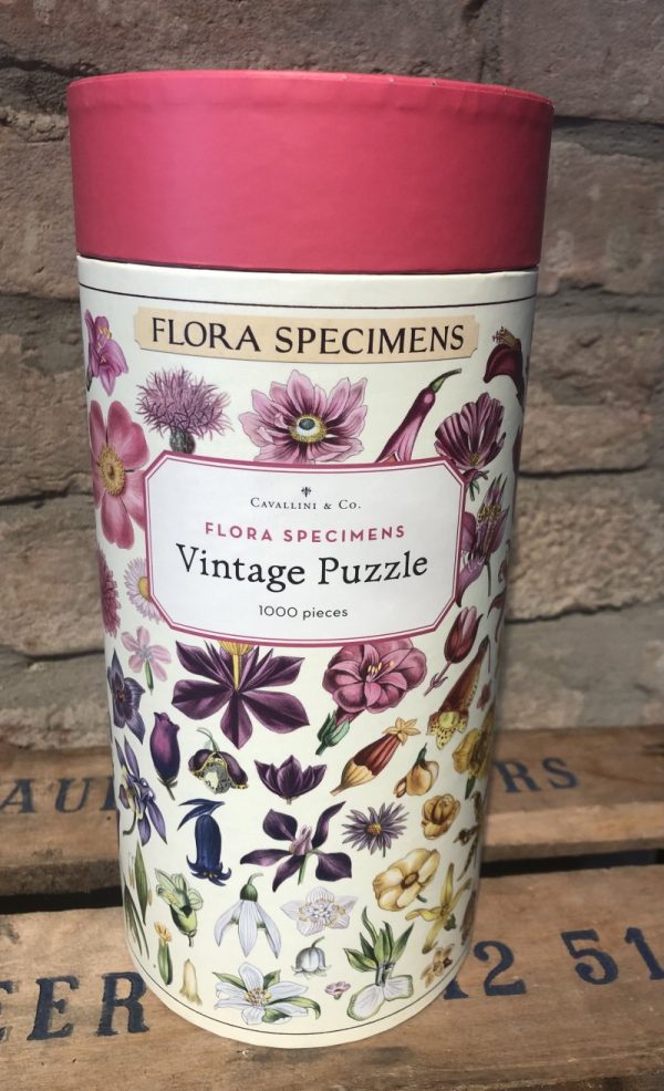 Vintage Puzzle flora specimens