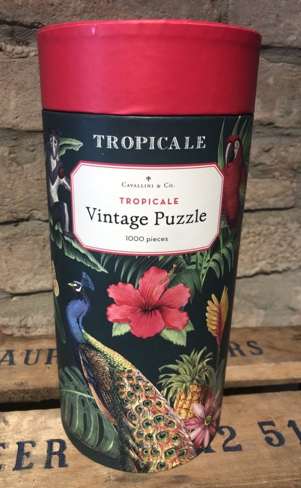 Vintage Puzzle tropicale